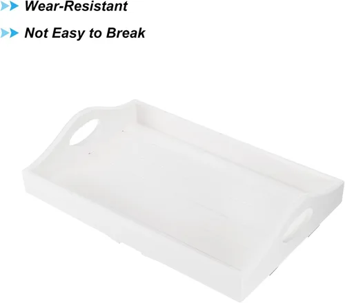 Vista 3 de PATIKIL Bandeja para reposabrazos de sofá, paquete de 2 bandejas de brazo para sofá con abrazadera en la mesa, mesa portátil para sofá, mesa