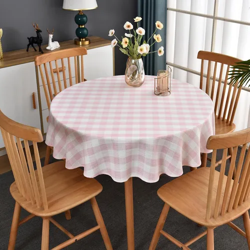 Vista 32 de Mantel de Algodón Resistente para Mesa Cuadrada Estilo Granja Vintage Mantel Lavable Cobertura de Mesa Rústica (Gris, 52''x52'')