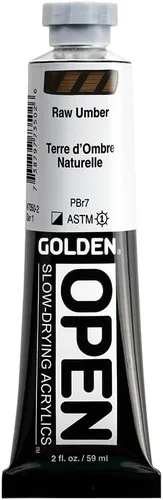 Vista 31 de Golden Open Pintura Acrílica, 2 onzas, Siena Quemada