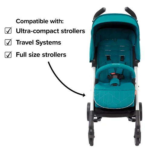 Vista 3 de Diono Forro de asiento de bebé para cochecito, forro reversible para asiento de cochecito con acolchado de felpa, forro 100% resistente al agua