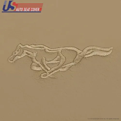 Vista 3 de 1999 2000 2001 2002 2003 2004 para Ford para Mustang GT Driver Top Back Cubierta de cuero marrón