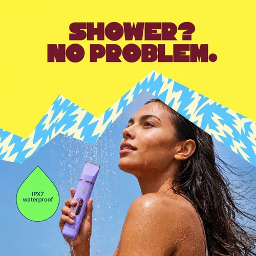 Vista 7 de Swim 4 en 1 Bikini Trimmer para Mujer IPX7 Impermeable Púrpura