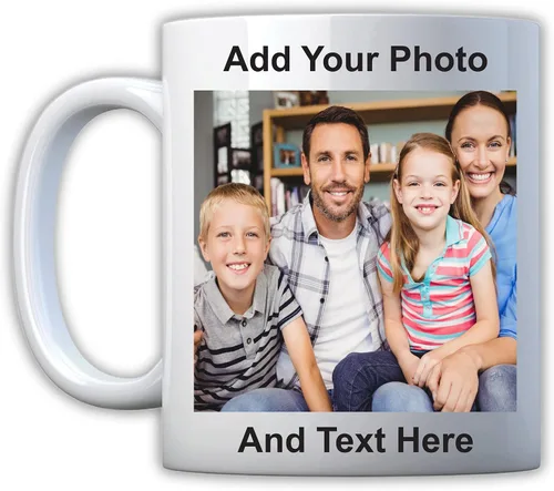 Vista 2 de PersonalizationStreet - Tazas con fotos personalizadas para todas las ocasiones y la familia, personaliza el tuyo propio, añade cualquier texto
