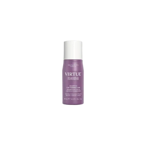 Vista 13 de VIRTUE Flourish Champú sin sulfato para cabello fino, Producto para el crecimiento y volumen del cabello, Desintoxica y repara, Seguro
