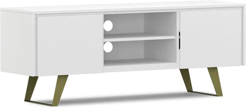 Vista 19 de SIMPLIHOME Lowry - Soporte para TV, consola de madera maciza de mango de 72 pulgadas de ancho en chapa de roble, moderno centro de entretenimiento