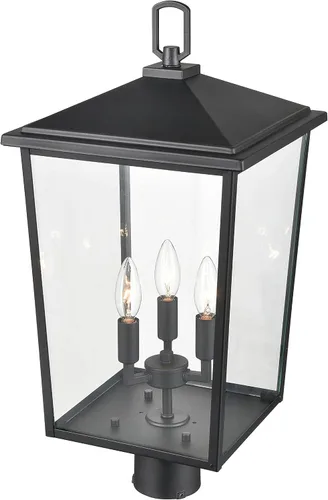 Vista 3 de Millennium Lighting 2983-PBK Tradicional, recubrimiento en polvo negro Negro (Powder Coated Black)