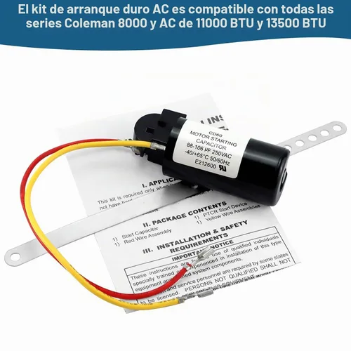 Vista 3 de AMI PARTS 8333A9021 - Kit de arranque duro para aire acondicionado