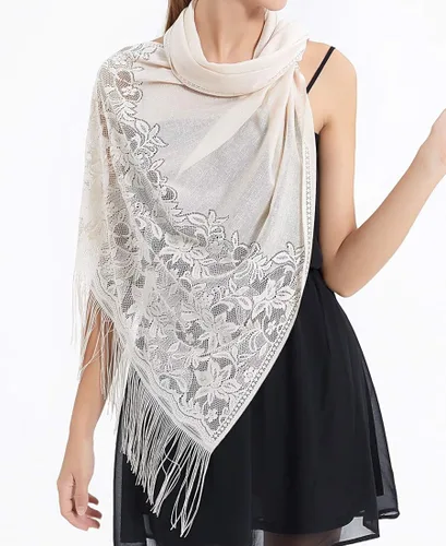 Vista 5 de RIIQIICHY Shawls and Wraps for Evening Dresses Scarfs for Women Pashmina Wedding Formal Shawl