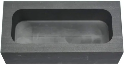 Vista 7 de Molde de lingote de grafito de oro y plata para fundir refinación de fundición (4.4 lbs)
