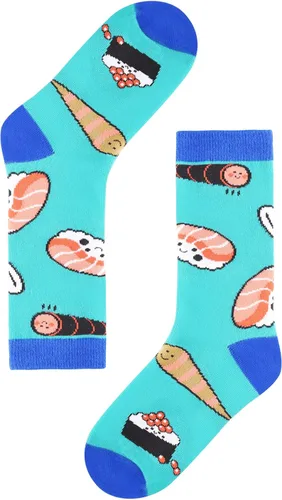 Vista 3 de ALANGDUO Calcetines altos novedosos para niños y niñas, paquete de 4 divertidos calcetines de algodón locos para niños, calcetines casuales