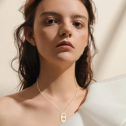 Vista 3 de Long tiantian Soda Cap Tab Collar para mujer, moda Sarah para niñas, tapas de lata de soda, joyería