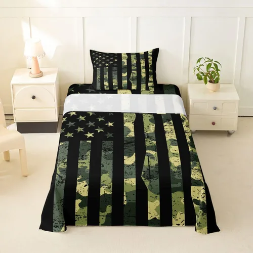 Vista 64 de Erosebridal Juego de sábanas con diseño de gato tamaño individual, sábana encimera Kawaii Garfield para niños y niñas, sábanas con huellas de patas