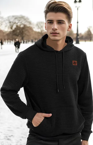 Vista 5 de Keasmto Sudaderas con capucha para hombre con estampado de teñido anudado, manga larga, sudaderas casuales con bolsillo