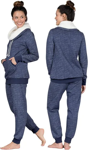 Vista 3 de PajamaGram Womens Pajama Sets - Winter Pajamas For Women, Shearling Rollneck
