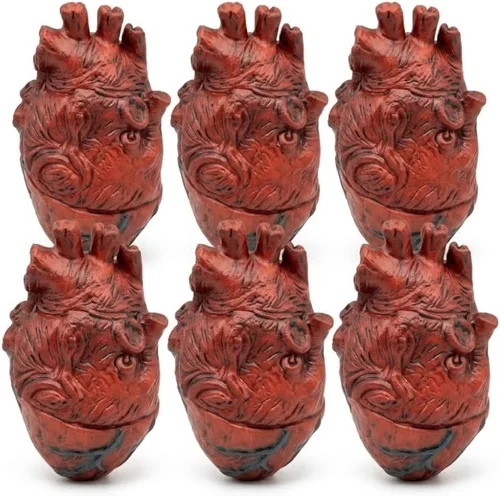 Vista 10 de Partes del cuerpo de fantasía. Corazón (1 por paquete)., Paquete de 1, Corazón rojo