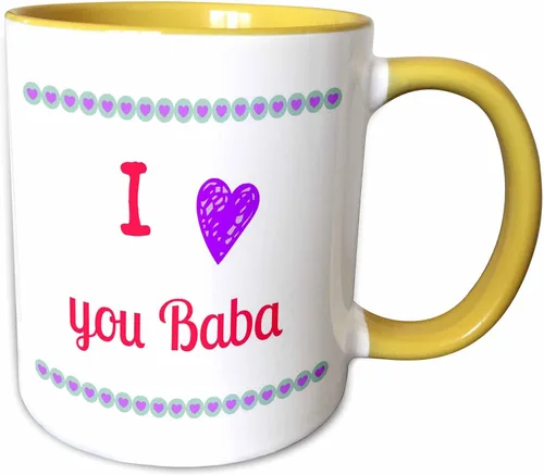 Vista 12 de 3dRose RinaPiro - Citas - Te amo baba, abuela abuela - Tazas (mug_212700_4)