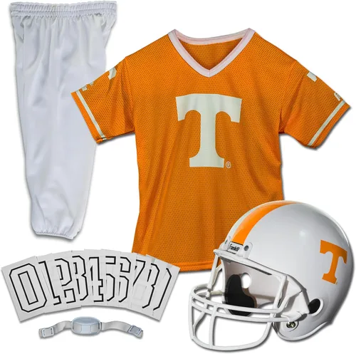 Vista 35 de Franklin Sports NCAA - Conjunto de uniforme de fútbol americano para niños, camiseta de fútbol universitario, casco + pantalones para niños y niñas