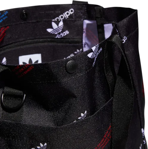 Vista 3 de adidas Originals Simple Tote Bag Multi Gráfico Negro Bolso de mano simple