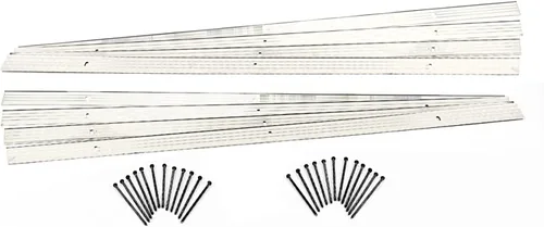 Vista 18 de EasyFlex Kit de proyecto de borde de paisaje de aluminio, 8 piezas de metal para bordes de jardín con púas, 48 pies, bronce (1806BZ-48C)