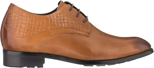 Vista 2 de CALTO Zapatos elevadores de altura de 3 pulgadas más altos - Zapatos de vestir de cuero - Zapatos de vestir para hombres invisibles elevados