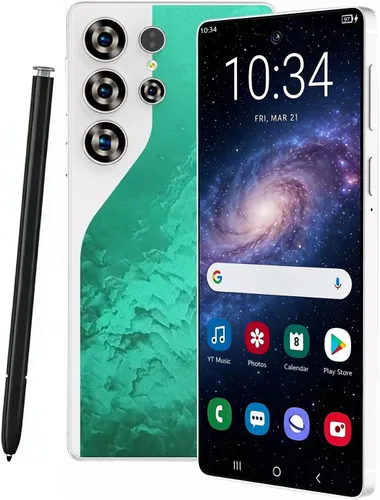 Vista 10 de C26 Ultra Desbloqueado 5G Teléfono móvil, teléfono móvil Android 15 con bolígrafo incorporado, pantalla grande de 6.9 pulgadas, 8GB+256GB, Dual SIM