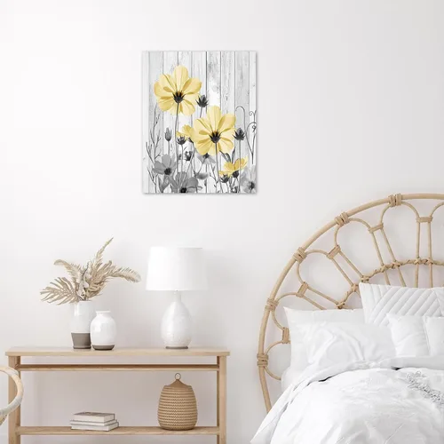 Vista 24 de HVEST Arte de pared inspirador de tigre para sala de estar, imágenes motivacionales de tigre de vida silvestre en blanco y negro, decoración