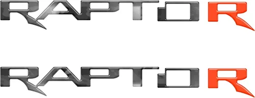 Vista 6 de Insertos de emblema para capó - Compatible con Ford F-150/Bronco Raptor 2021-2026