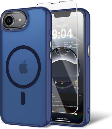 Vista 71 de Funda para iPhone 11 con protector de pantalla, compatible con MagSafe, ultra delgada, translúcida, mate, a prueba de golpes, color negro