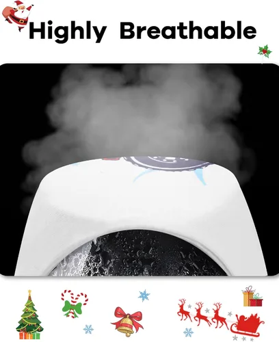 Vista 6 de DAUGHTER QUEEN Pijamas de Navidad para niños y niñas de 18 meses-12 años, ropa de dormir 100% algodón