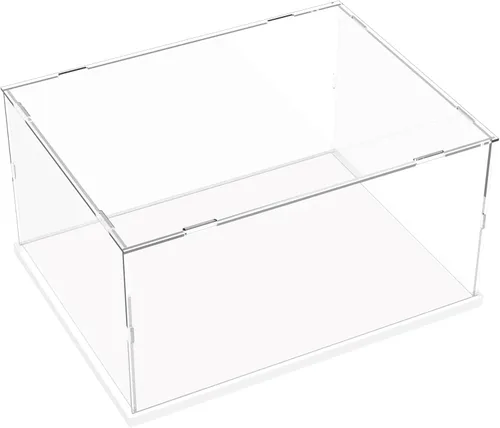 Vista 45 de Choowin Vitrina de acrílico para casco de Lego Star Wars para casco de Lego Capitán Rex, vitrinas de acrílico transparente grueso