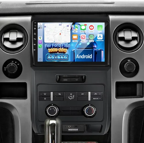 Vista 10 de [2+64G] NHOPEEW - Radio de coche para Ford F150 F 150 F-150 2009-2012, pantalla táctil de 9 pulgadas, Android Car Stereo, Carplay inalámbrico