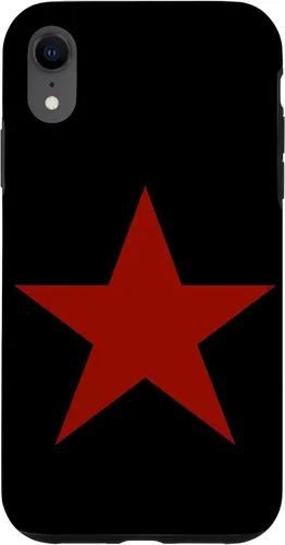 Vista 25 de Cyber Y2K Red Star On Black Front Retro Aesthetic Vintage Case for iPhone 16