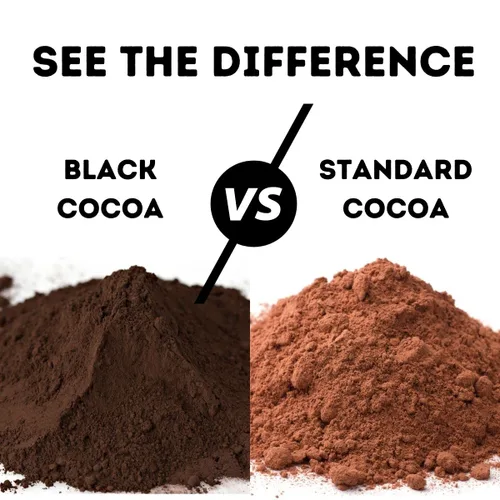 Vista 3 de Cacao en polvo negro - 1 libra