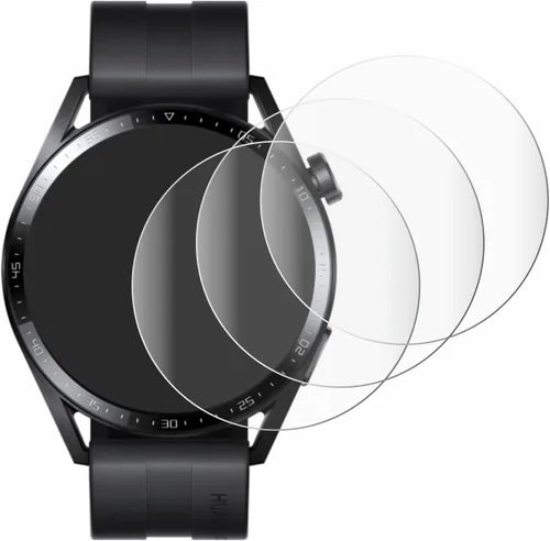 Vista 2 de savvies 4 protectores de pantalla completa para Huawei Watch GT 3 (1.811 in), protector de pantalla 3D curvado