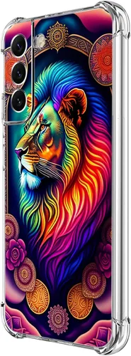 Vista 33 de Funda para Galaxy S21 FE 5G, protección contra caídas de flores de mariposa azul, a prueba de golpes, carcasa protectora de cuerpo completo Mariposa