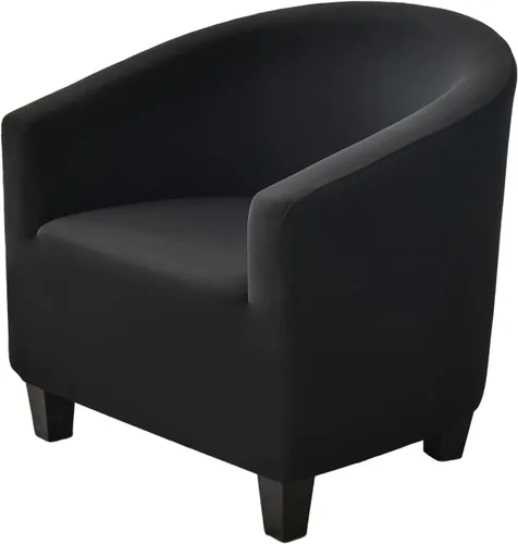 Vista 8 de NILUOH - Funda elástica para silla de club, cubierta elástica para silla de bañera, fundas para silla de barril, fundas para sillón, cubierta para 01