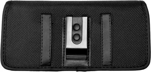 Vista 7 de Funda de nailon para iPhone 12/13/14/15/16 Pro Max/Plus, Samsung Galaxy A04S A13 A14 A15 A16 S23 S24 S25 Plus, funda horizontal de lona con ranura