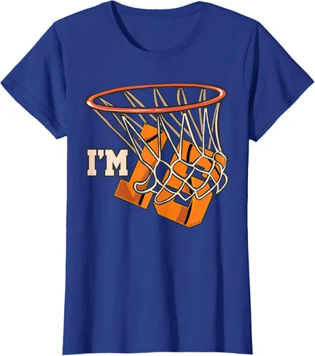 Vista 57 de Camiseta número 15 con temática de baloncesto para fiesta de cumpleaños, Negro, S