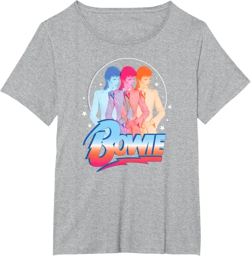 Vista 46 de David Bowie - Camiseta Bowie 3D, Negro