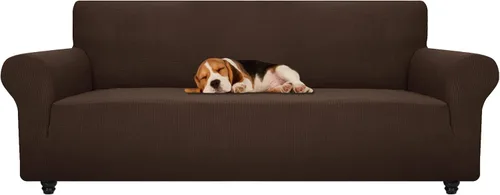 Vista 26 de ZNSAYOTX Funda súper elástica para silla (30"-47"), nuevas fundas de silla a rayas para sala de estar, aptas para perros y mascotas, protector