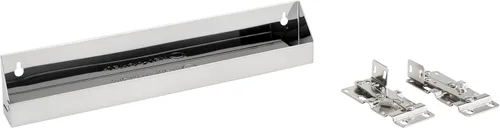 Vista 12 de Rev-A-Shelf charola de acero inoxidable de 10 pulgadas que se abre tipo bisagra