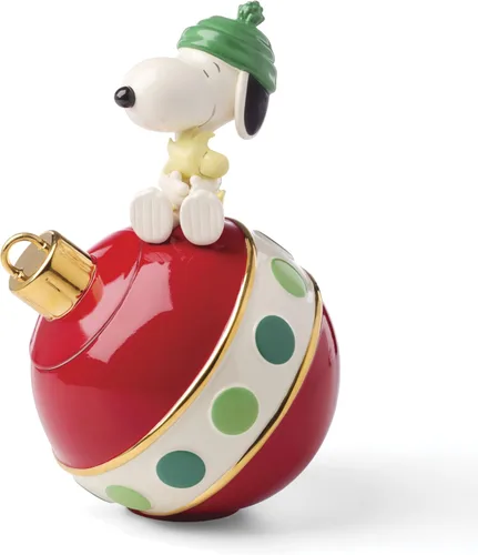 Vista 11 de Lenox 897746 Figura Iluminada de Navidad de Peanuts, Decoraciones de Navidad, Decoración