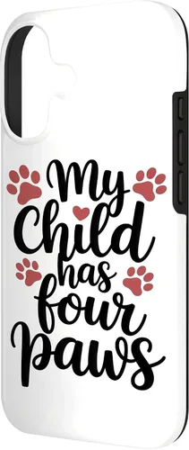 Vista 2 de My Child Has Four Paws Pet Parent Case for iPhone 17