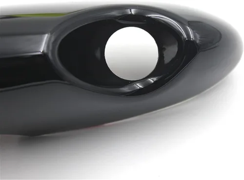 Vista 7 de Cubierta para manija de puerta lateral exterior de automóvil, carcasa de ABS brillante, accesorio compatible con Mini Cooper Serie R Mini Cooper
