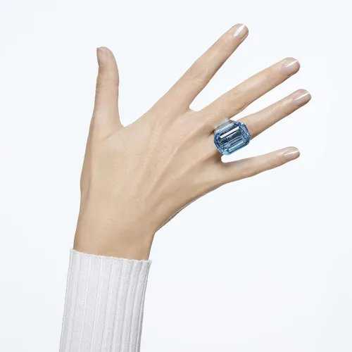 Vista 3 de SWAROVSKI Lucent Cocktail Ring Jewelry Collection Blue Crystal Pink Crystal