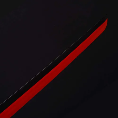 Vista 6 de Sword fort Genji - Espada katana real hecha a mano de acero japonés para cosplay, espadas Muramasa rojo/verde