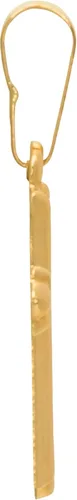 Vista 3 de MAZZERI Colgante de cruz de oro de 14 quilates, dijes religiosos de oro hipoalergénico para hombres y mujeres, hecho a mano en los Estados Unidos