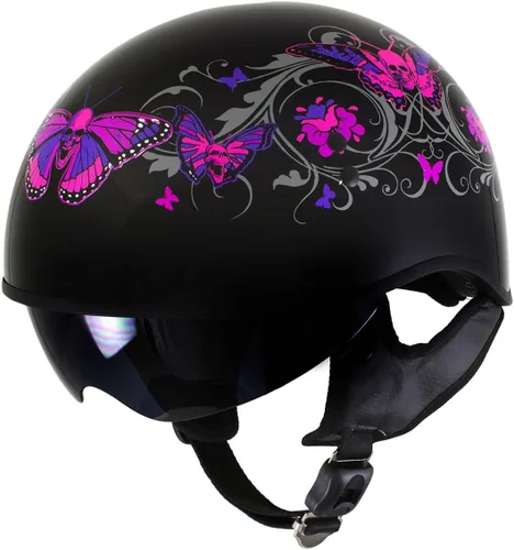 Vista 16 de Milwaukee Helmets Casco avanzado para motocicleta, medio calavera con cráneo, para motociclistas, MPH97X MPHTX MPHT68-NEÓN-AMARILLO
