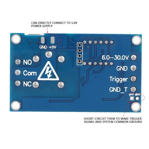 Vista 6 de Interruptor de temporizador de retardo de ciclo Pantalla LED Retardo de encendido y apagado Módulo de relé DC 6-30V 0 1s a 999min ajustable
