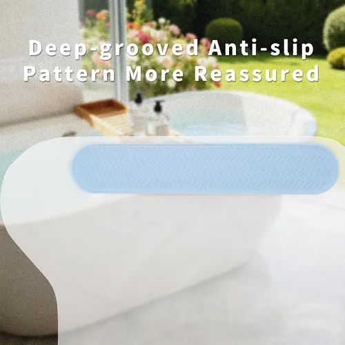 Vista 3 de CureSquad Funda impermeable para pantorrilla de adulto, manga protectora impermeable ancha, tiras antideslizantes dobles con ranuras profundas
